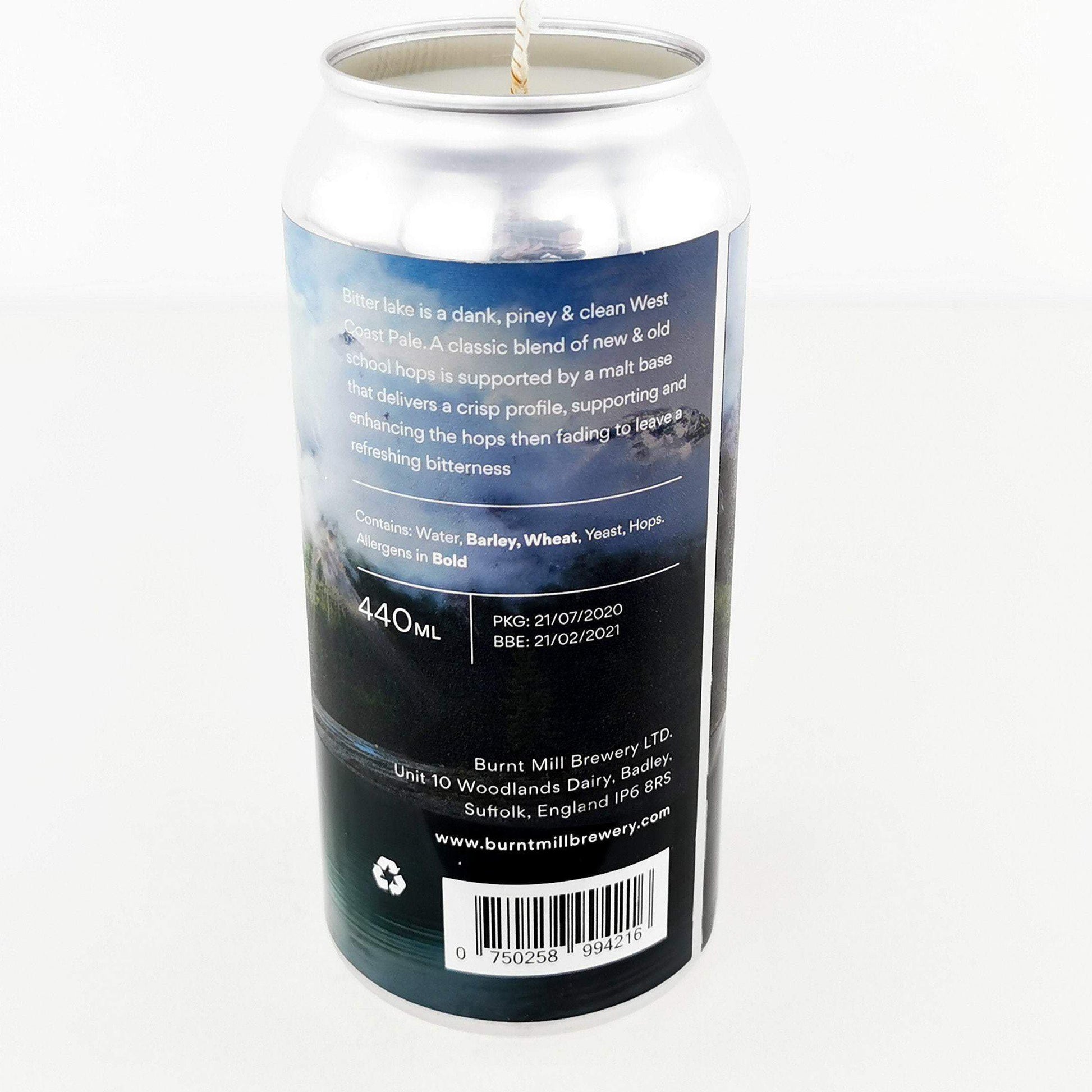 Eco Friendly-Burnt Mill Bitter Lake Craft Beer Can Candle-Beer Can Candles-Adhock Homeware