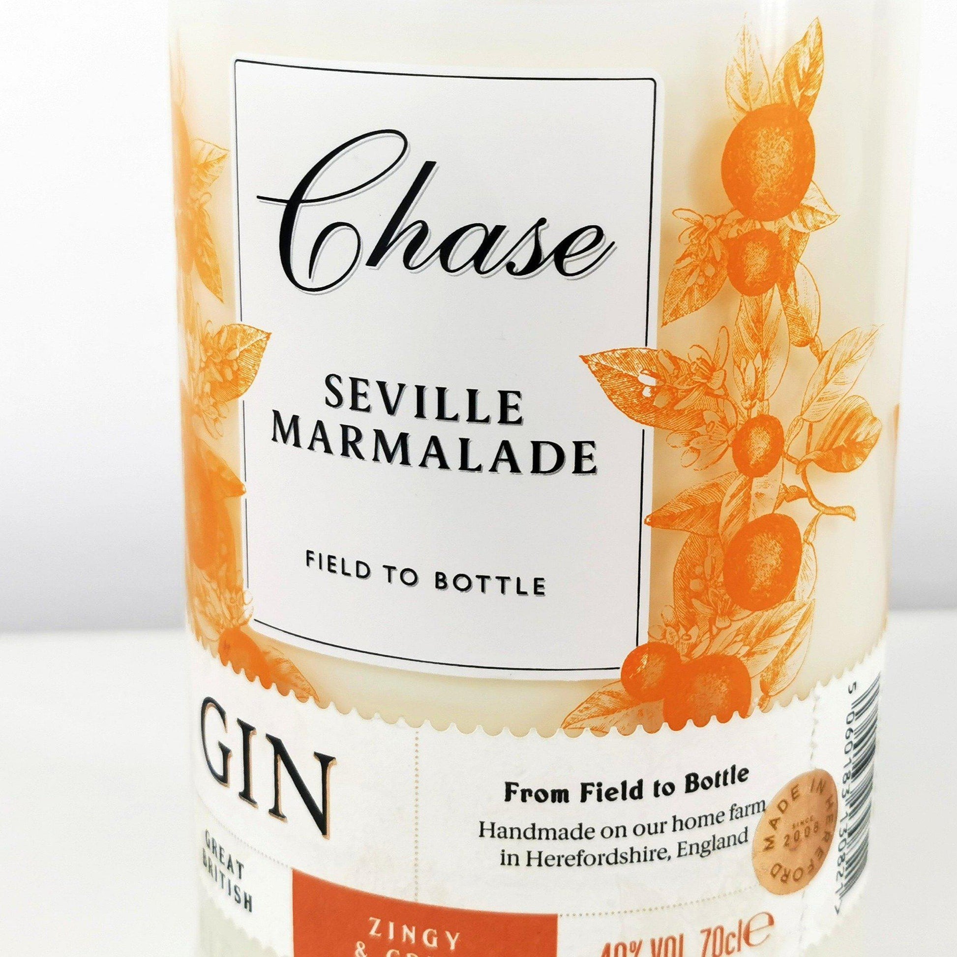 Eco Friendly-Chase Seville Marmalade Gin Bottle Candle-Gin Bottle Candles-Adhock Homeware