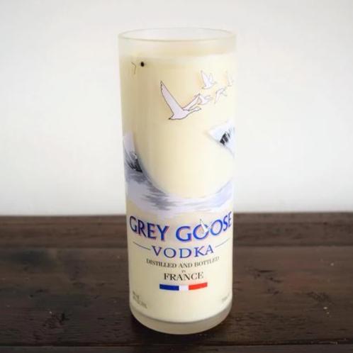Eco Friendly-Grey Goose Vodka Bottle Candle-Vodka Bottle Candles-Adhock Homeware