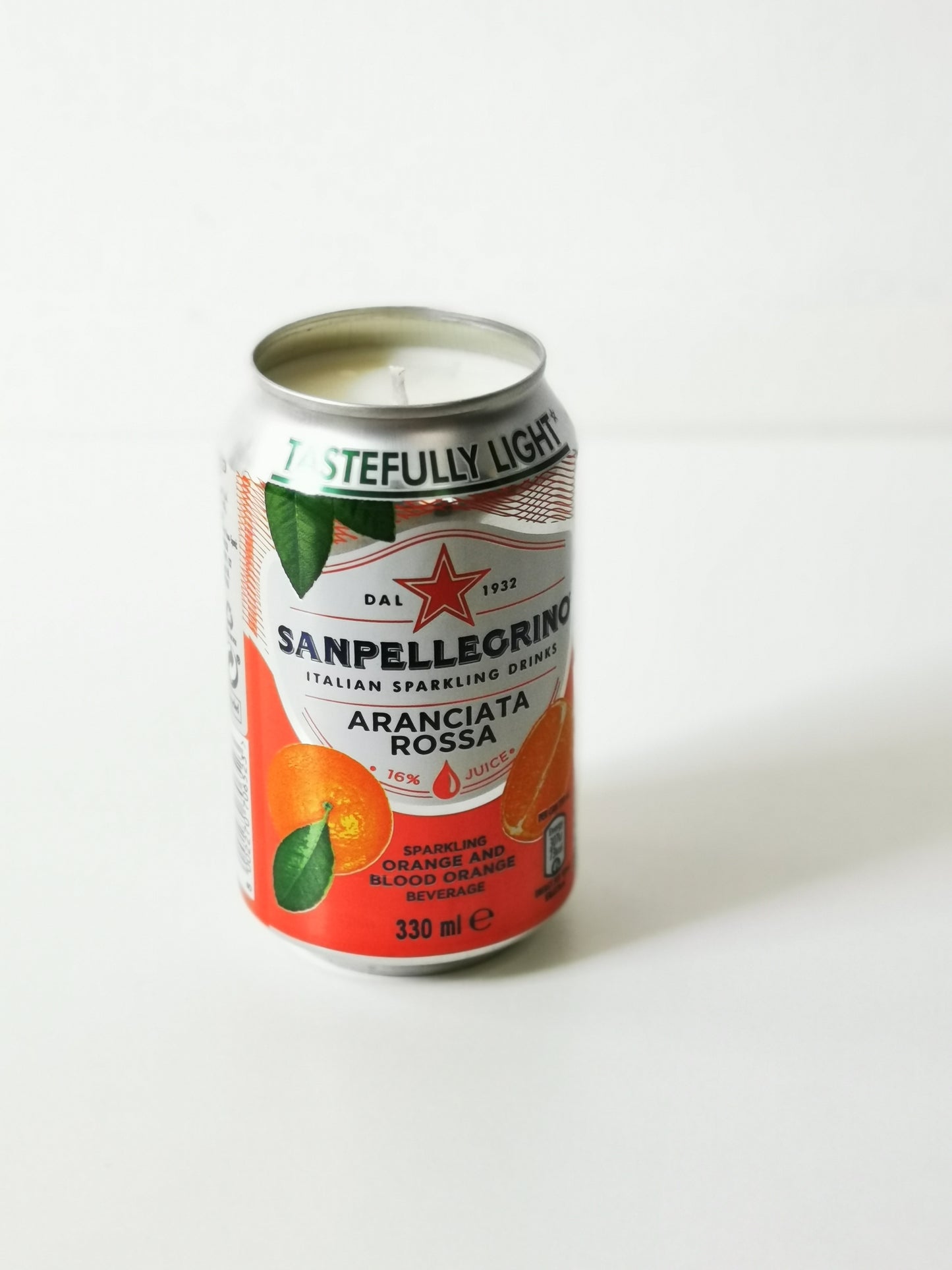 Eco Friendly-Sanpellegrino Aranciata Rossa Can Candle-Soft Drink Can Candles-Adhock Homeware