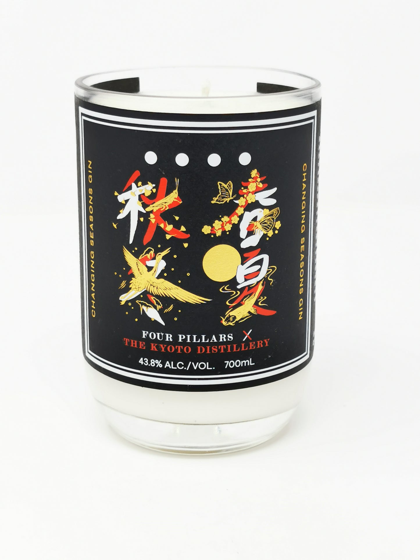 Eco Friendly-Four Pillars X The Kyoto Distillery Gin Bottle Candle-Gin Bottle Candles-Adhock Homeware