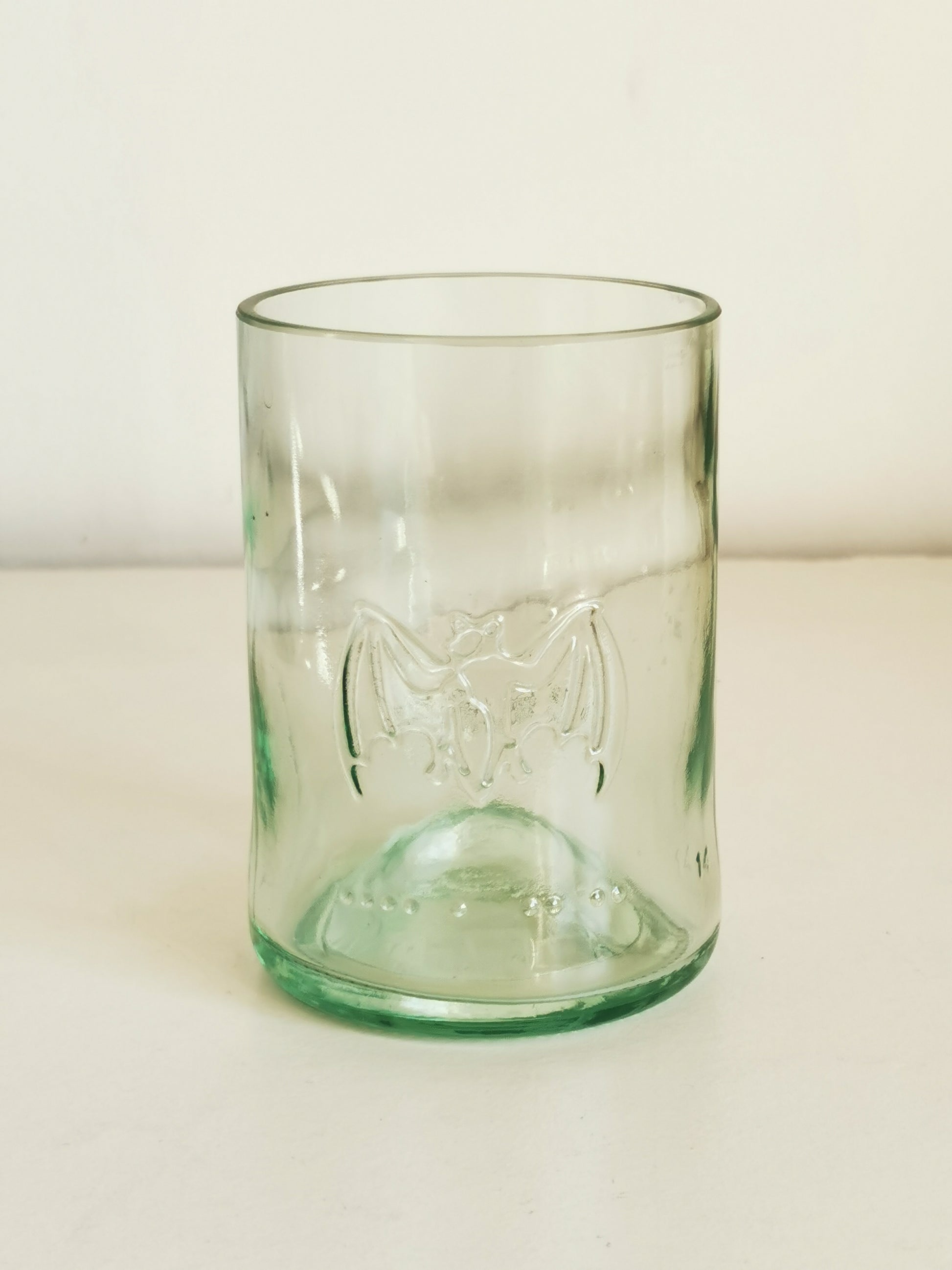 Eco Friendly-Upcycled Bacardi Rum Bottle Drinking Glass-Upcycled Rum Bottle Glasses-Adhock Homeware