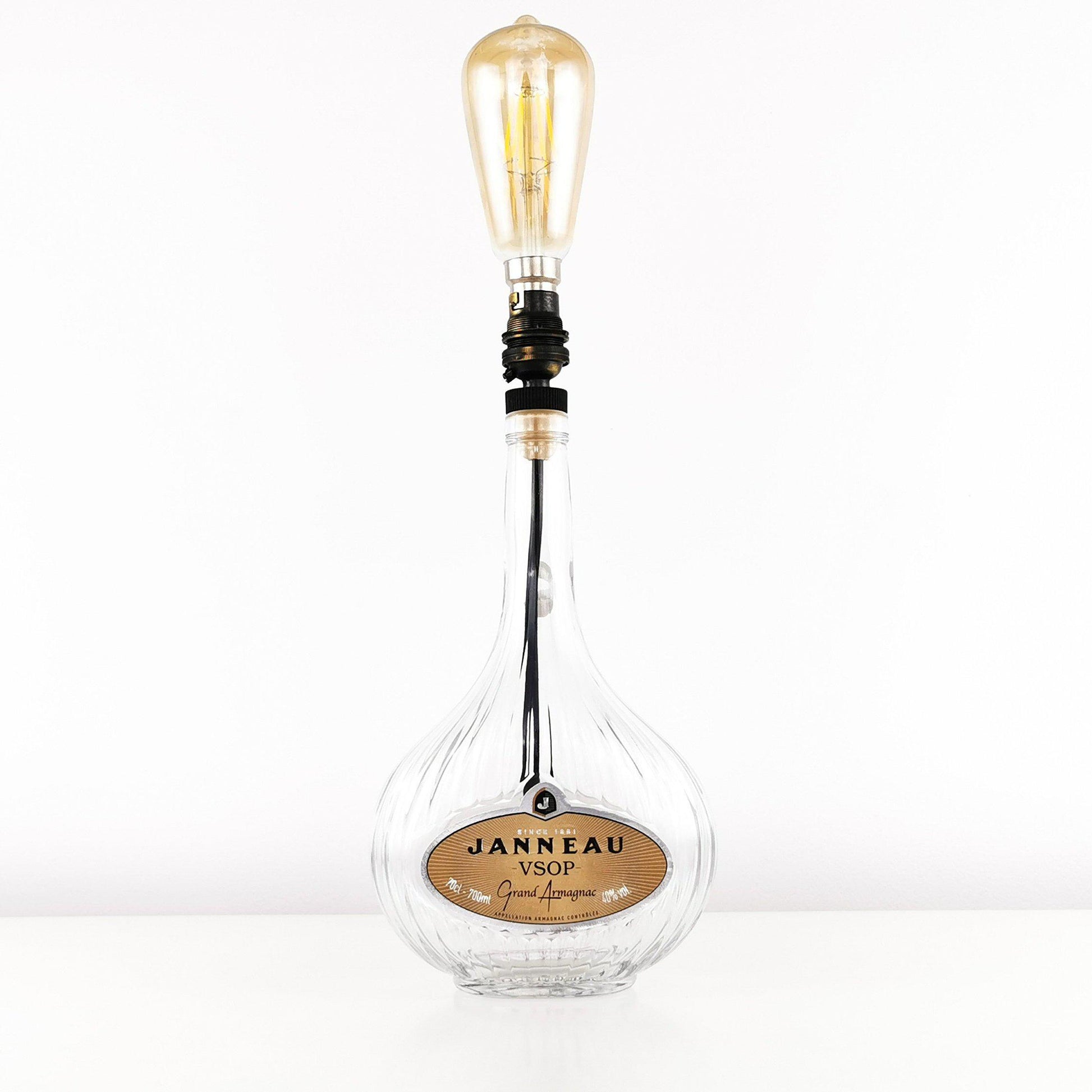 Eco Friendly-Janneau VSOP Bottle Table Lamp-Brandy & Cognac Bottle Table Lamps-Adhock Homeware