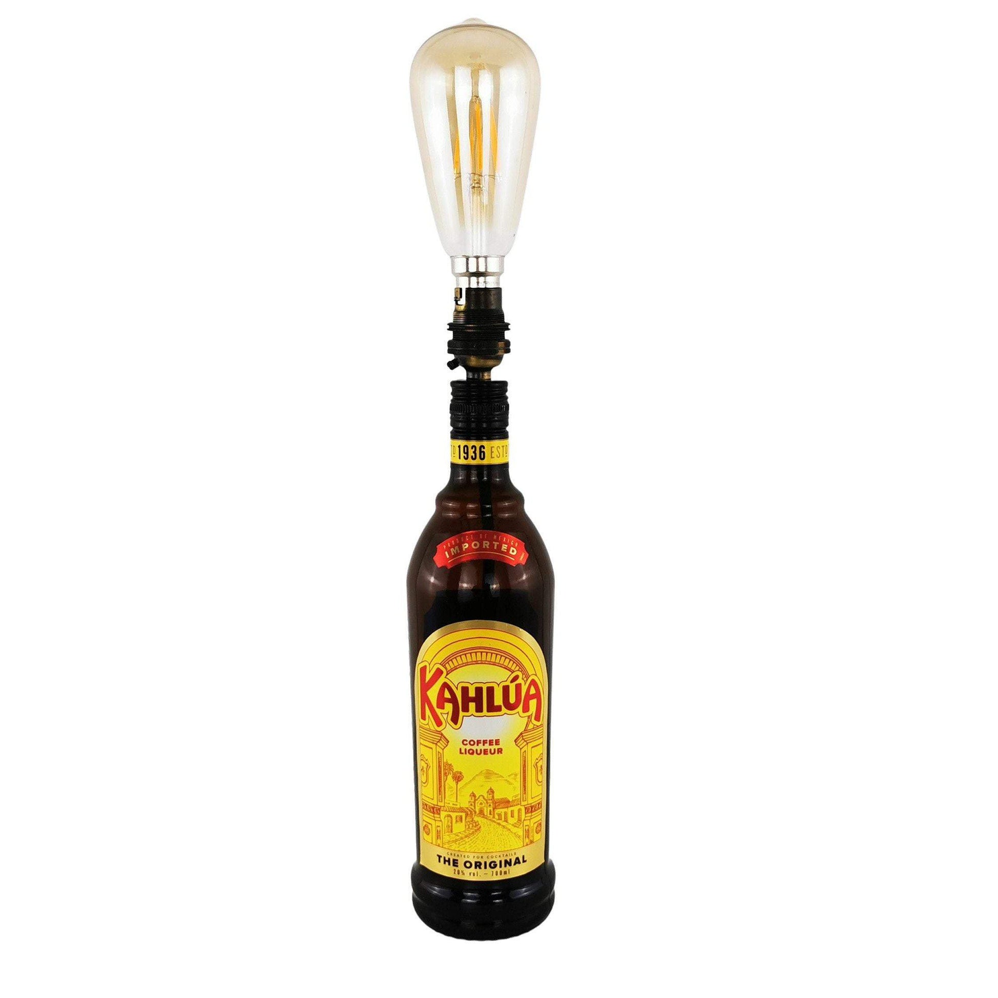 Eco Friendly-Kahlua Coffee Liqueur Bottle Table Lamp-Liqueur Bottle Table Lamps-Adhock Homeware