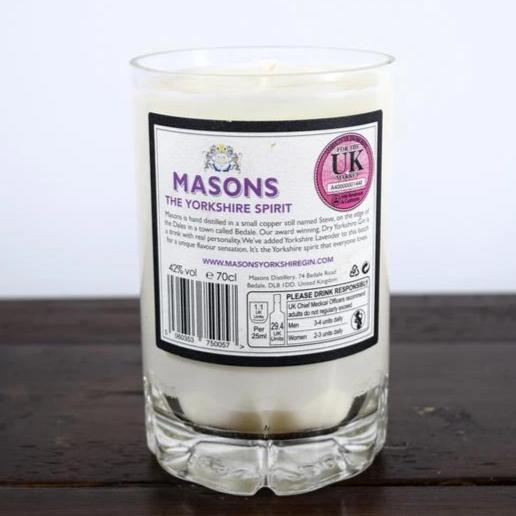 Eco Friendly-Masons Lavender Edition Gin Bottle Candle-Gin Bottle Candles-Adhock Homeware